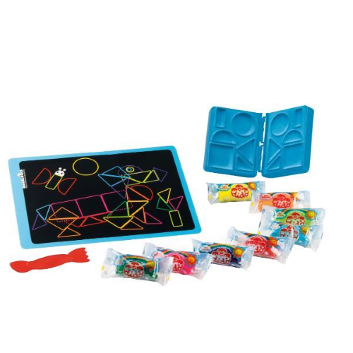 DIDO'BLOCKS BASSOTTO PASTA DA MODELLARE BABYTABLET CON SAGOME STAMPATE COLTELLINO E 400 GR DI PASTA COLORI ASSORTITI